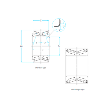 RW955 FAG Thrust Roller Bearings