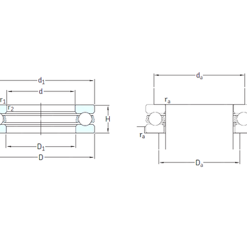 51109 SKF Thrust Ball Bearings