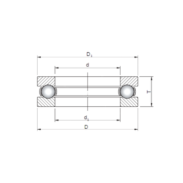 51330 ISO Thrust Ball Bearings