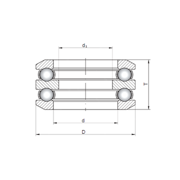 54218 ISO Thrust Ball Bearings