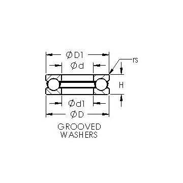 51118M AST Thrust Ball Bearings