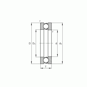 51312 FAG Thrust Ball Bearings