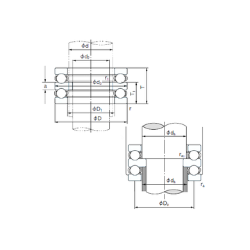 52224 NACHI Thrust Ball Bearings