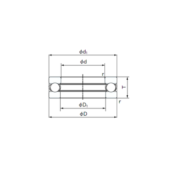 2907 NACHI Thrust Ball Bearings