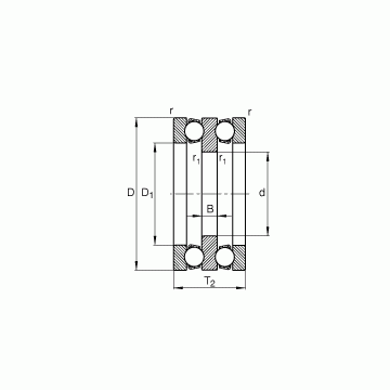 52314 FAG Thrust Ball Bearings