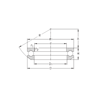 53308 NKE Thrust Ball Bearings