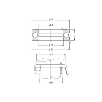 51112 NTN Thrust Ball Bearings