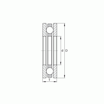 EW3/4 INA Thrust Ball Bearings