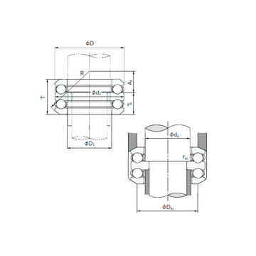 54417 NACHI Thrust Ball Bearings