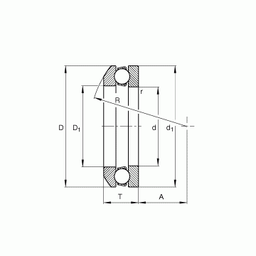 53310 FAG Thrust Ball Bearings