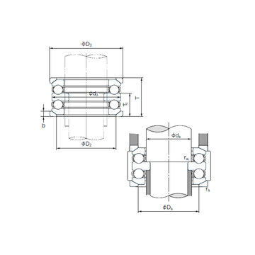 54411U NACHI Thrust Ball Bearings