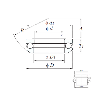 53202 KOYO Thrust Ball Bearings