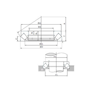 29238E NACHI Thrust Roller Bearings