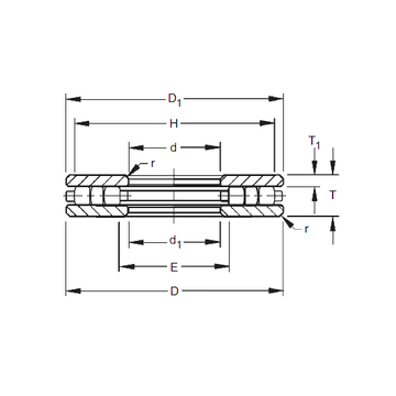 35TP113 Timken Thrust Roller Bearings