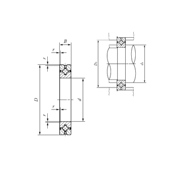 CRBH 25025 A UU IKO Thrust Roller Bearings