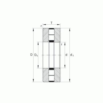 89424-M INA Thrust Roller Bearings