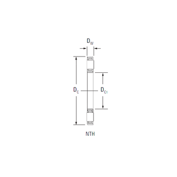 NTH-5280 KOYO Thrust Roller Bearings