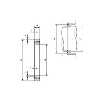 CRBS 1308 V UU IKO Thrust Roller Bearings