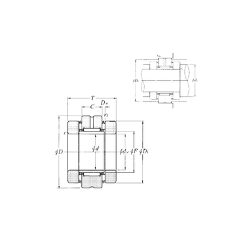 AXN2052 NTN Complex Bearings