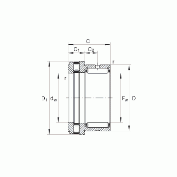 NKXR15 INA Complex Bearings