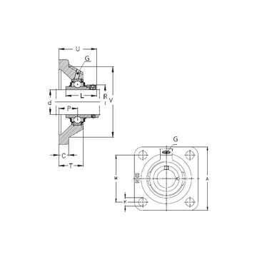 RCJY45 NKE Bearing Units