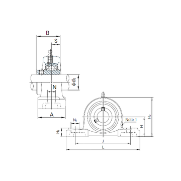 UCPX18 NACHI Bearing Units