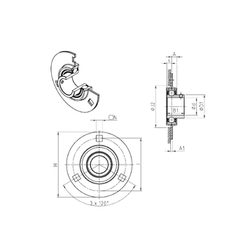 USPF204 SNR Bearing Units