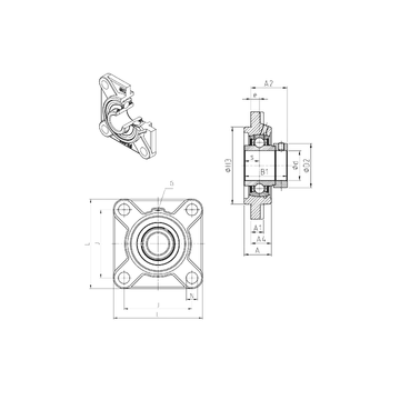 EXFS319 SNR Bearing Units