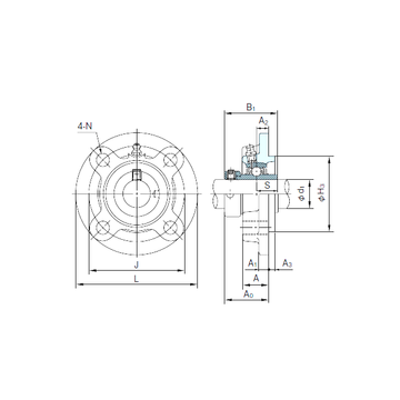 UGFC210 NACHI Bearing Units