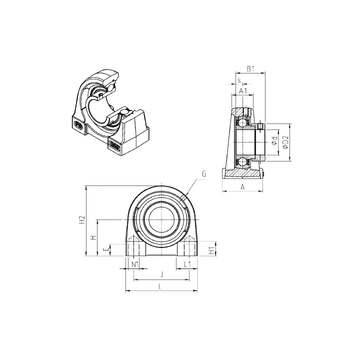 ESPG207 SNR Bearing Units