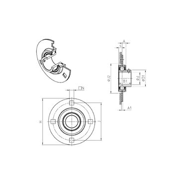 USPF209 SNR Bearing Units