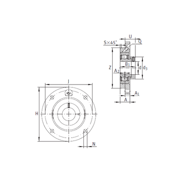 PME30-N INA Bearing Units