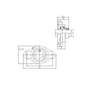 NANFL210 KOYO Bearing Units