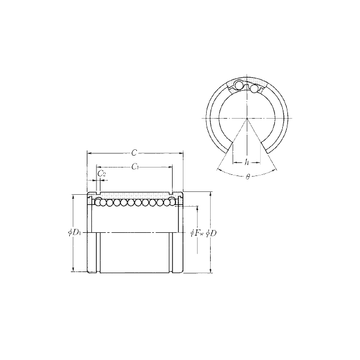 KLM16P NTN Linear Bearings