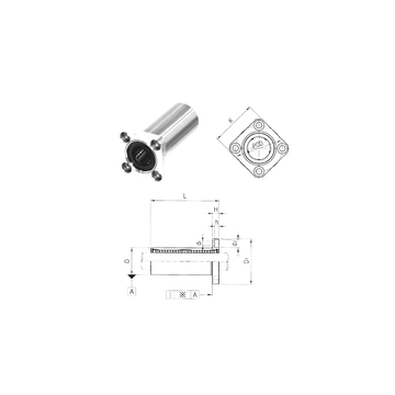 LMK40LUU Samick Linear Bearings