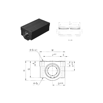 SC12W-B Samick Linear Bearings