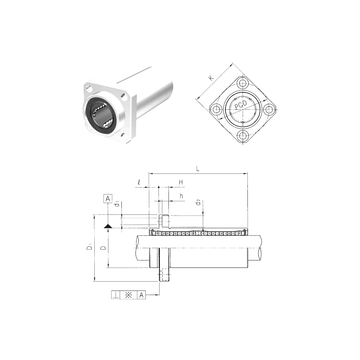 LMKP25L Samick Linear Bearings