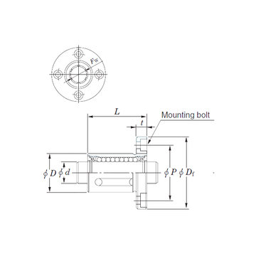 SDMF13MG KOYO Linear Bearings