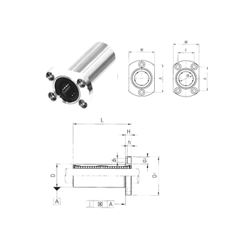 LMH16L Samick Linear Bearings