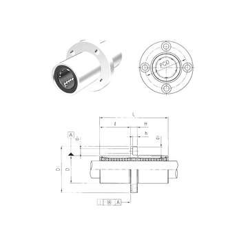 LMFM50 Samick Linear Bearings