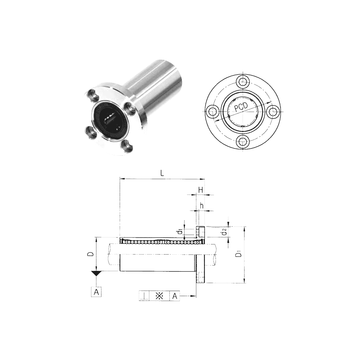 LMF16L Samick Linear Bearings