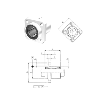 LMKP16UU Samick Linear Bearings