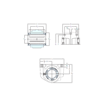 LUCD 12-2LS SKF Linear Bearings