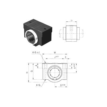 SC12VUU Samick Linear Bearings