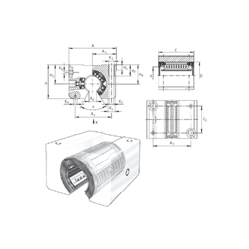 KGSNO12-PP-AS INA Linear Bearings