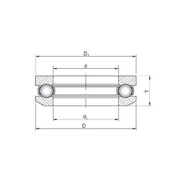 53207 CX Thrust Ball Bearings #1 image