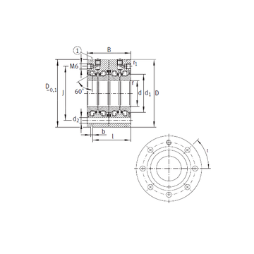 ZKLF2068-2RS-2AP INA Thrust Ball Bearings #1 image