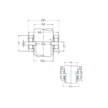 52210 NSK Thrust Ball Bearings #1 image