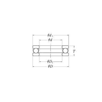 XLT2.1/4 RHP Thrust Ball Bearings #1 image