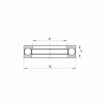 XW2-3/4 INA Thrust Ball Bearings #1 image